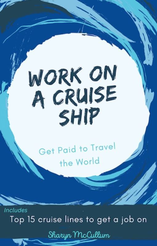 Work on a Cruise Ship ebook cover - looking through a porthole.