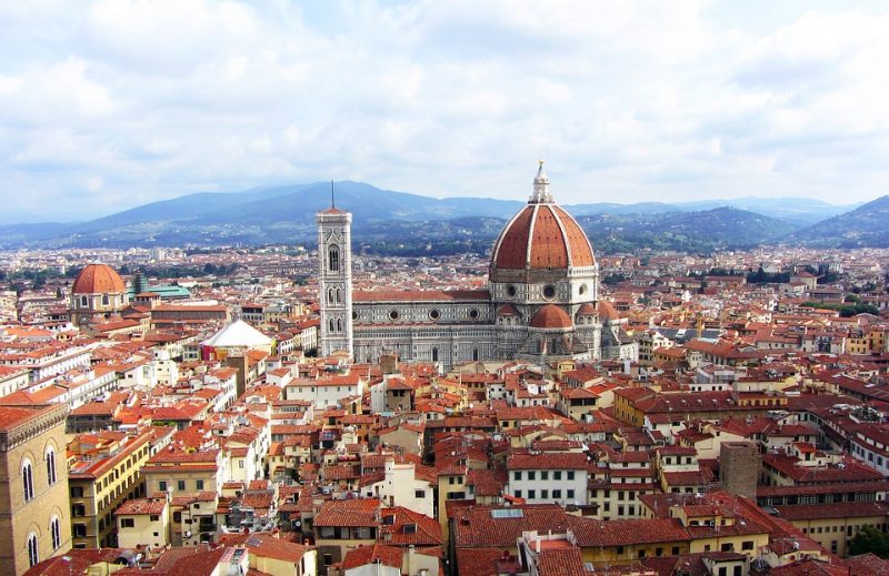 View Over Florence with The Duomo Dominant Over The City.