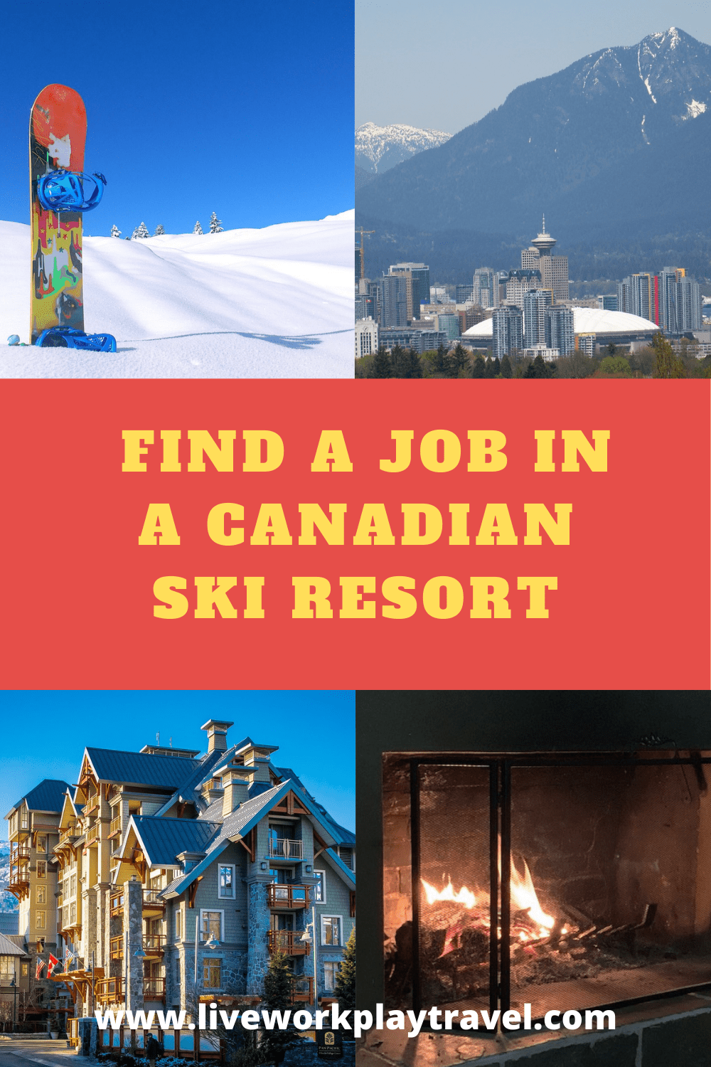 Canadian Ski Resort Jobs Pin 1
