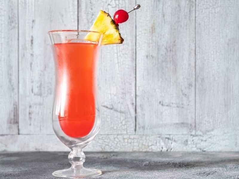 Singapore Sling Is A Famous Drink Created At The Raffles Hotel In Singapore.