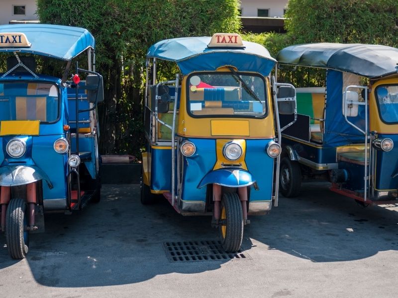 Tuk-Tuk Is A 3 Wheeled Motorised Rickshaw And Is A Great Local Transport Option.