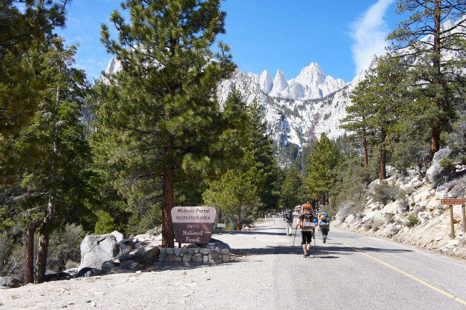 Hiking in Mount Whitney.