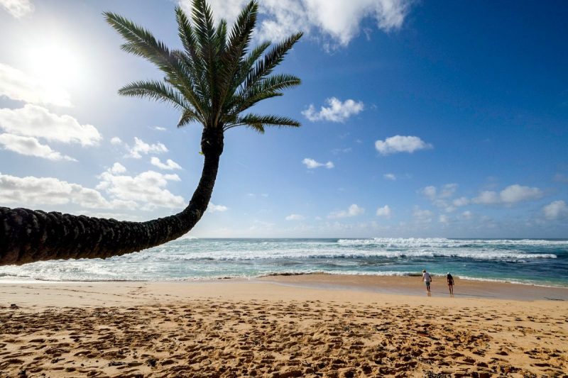 Sunset Beach Oahu Is Known For Its White Sand and Turqois Waters Making It One of Hawaii's Best Beaches.