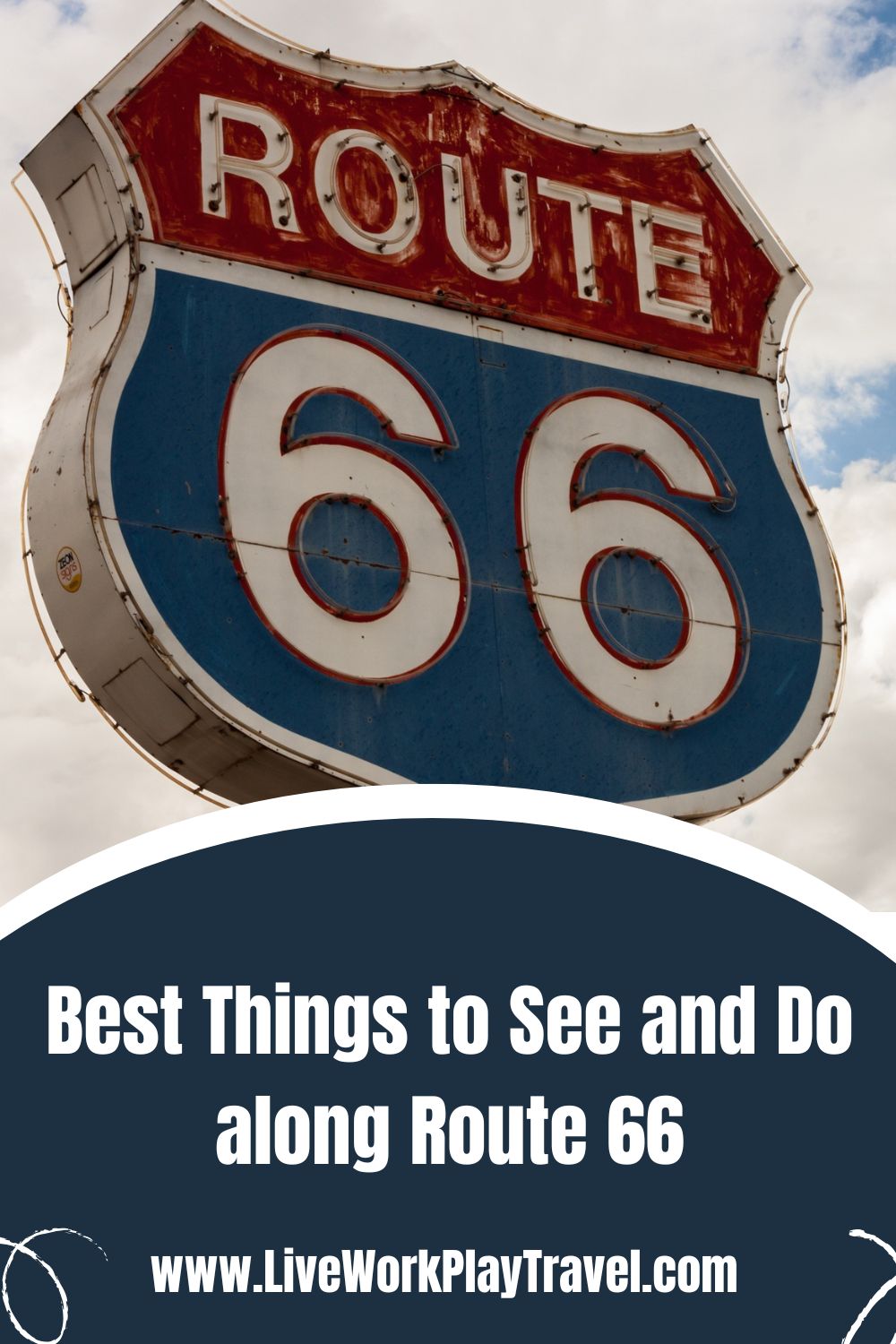 Route 66 sign PIN