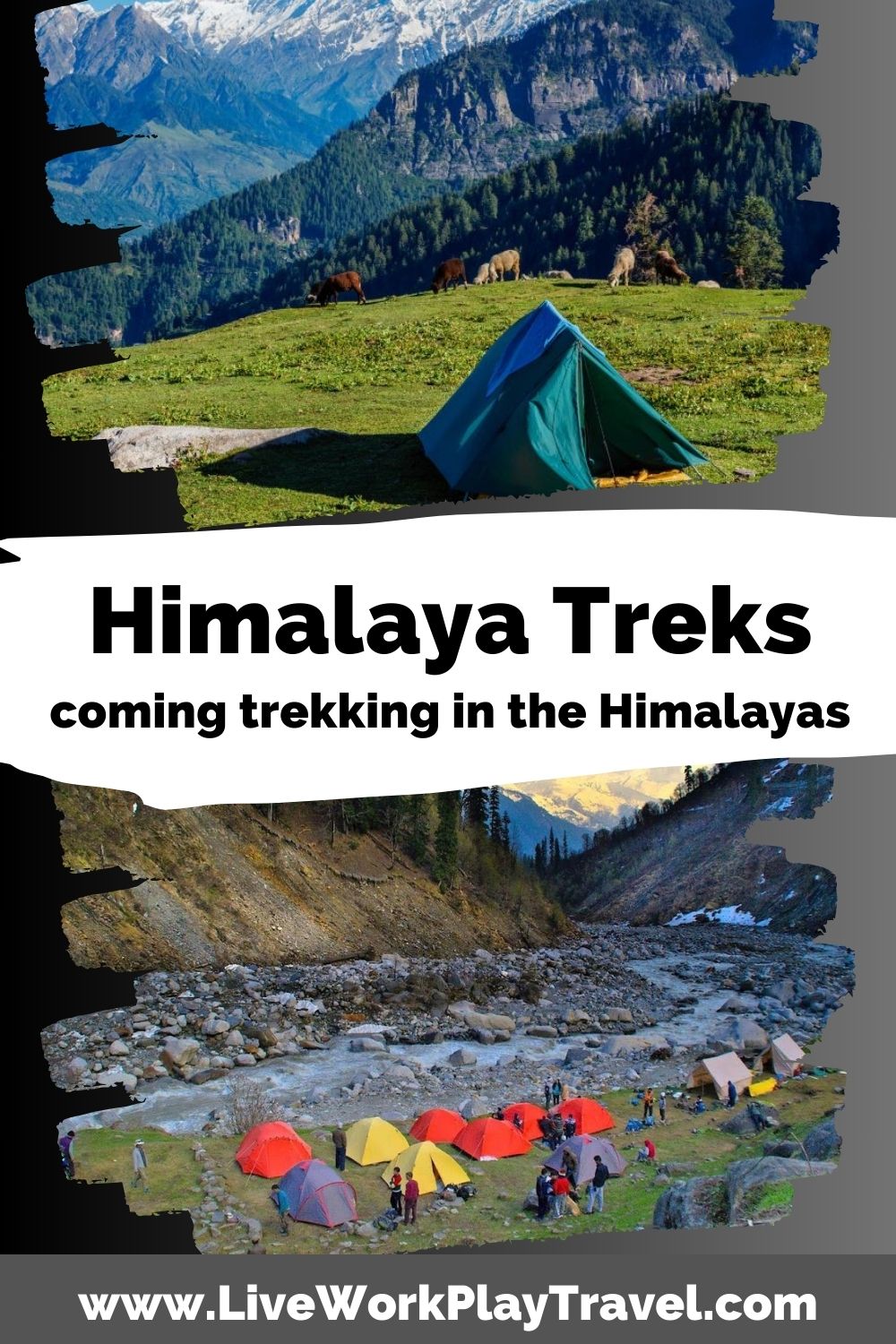Himalaya Treks - see tall snow capped mountains, steep gorges and rushing rivers while trekking.