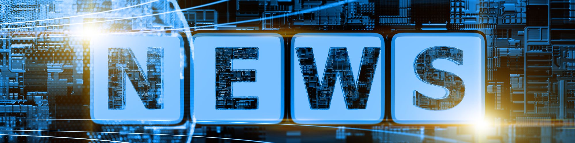 The word News as a sign.