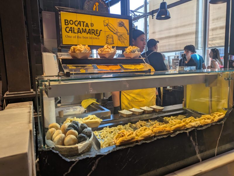 grab a bite to eat at Mercado de San Miguel