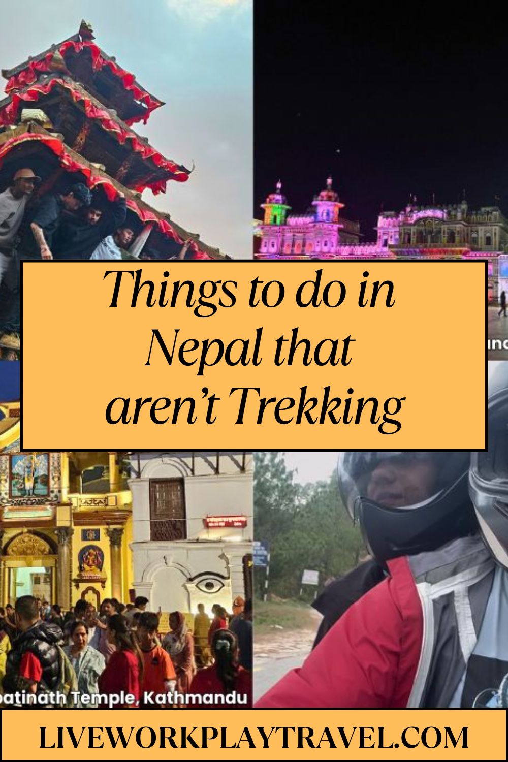 temples, motorbiking and food are some things to do in Nepal that aren't trekking