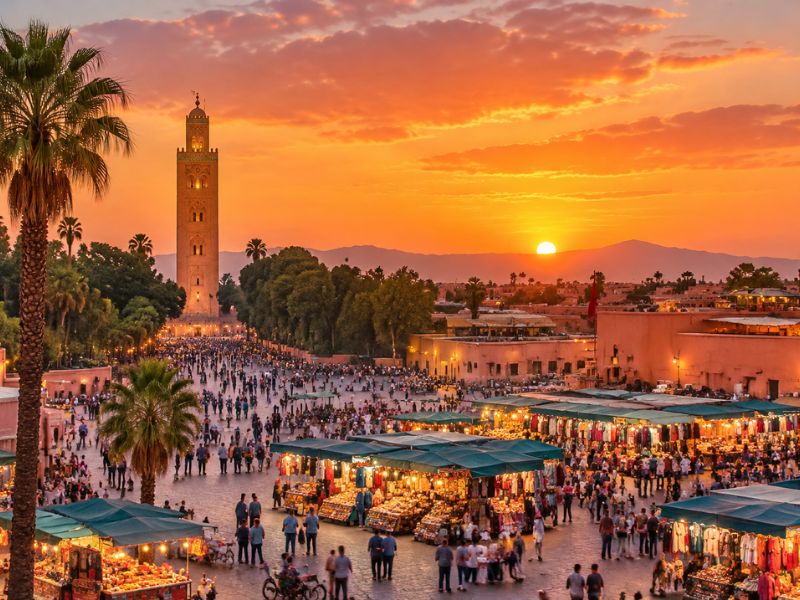 Morocco Square in Marakech