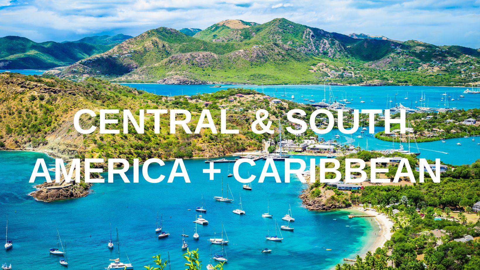Central and South America + Caribbean Header